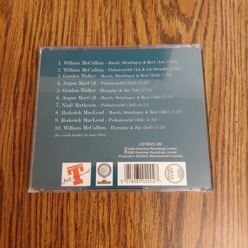 World Masters Of Piping - Various Artists CD 2000 - Picture 3 of 3